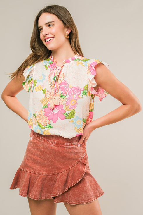 feeling-fabulous-woven-top Flying Tomato-Sophia's StyleTOPS-1